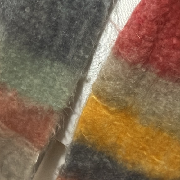 Lauren Conrad Scarf/Wrap-Multi Color Stripe-Twisted Fringe-Acrylic-EUC - Picture 6 of 16